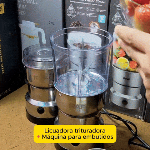 Combo licuadora + máquina para embutidos