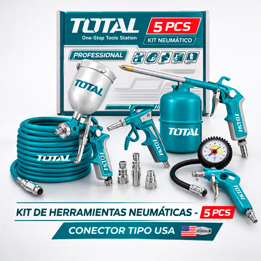 Kit De Herramientas Neumaticas X5 Pzs