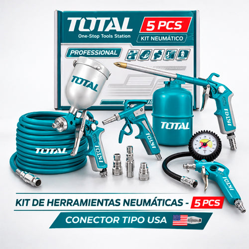 Kit De Herramientas Neumaticas X5 Pzs