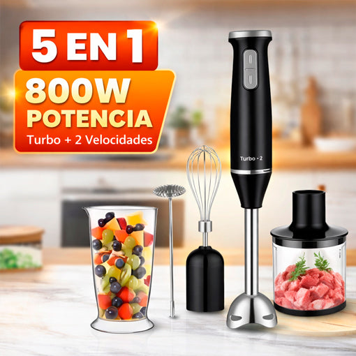 LICUADORA DE MANO 5 EN 1