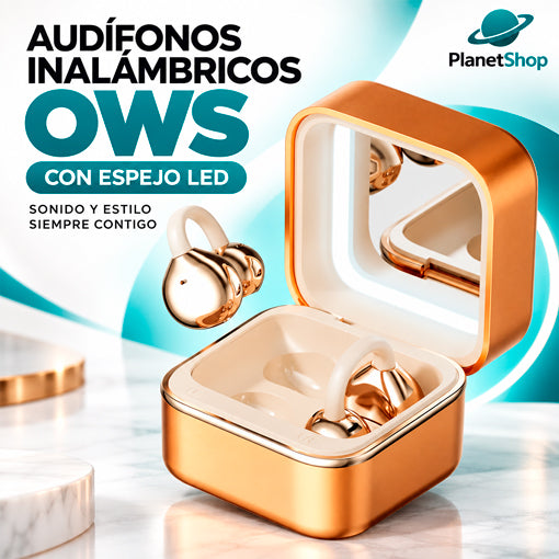 AURICULARES CON ESPEJO LED
