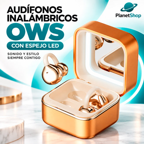 AURICULARES CON ESPEJO LED