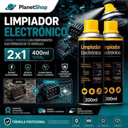 Limpiador electrónico de vehículo x2