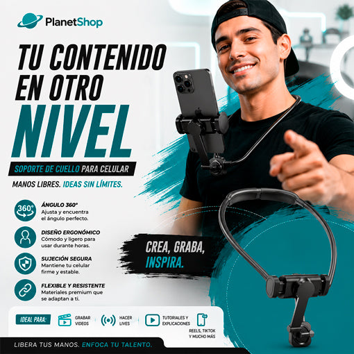 SOPORTE DE CUELLO PARA CELULAR