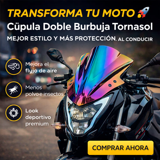 Cupula Doble Burbuja Tornasol