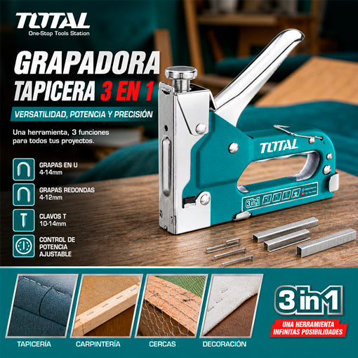 GRAPADORA TAPICERA 3 EN 1 TOTAL