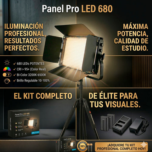 Panel De Luz Profesional Pro