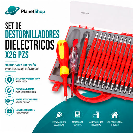 SET DIELECTRICO x26 PZS
