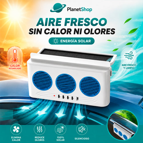 EXTRACTOR DE CALOR SOLAR PARA VEHICULO