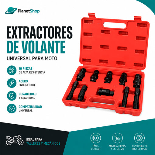 SET EXTRACTORES DE VOLANTE UNIVERSAL