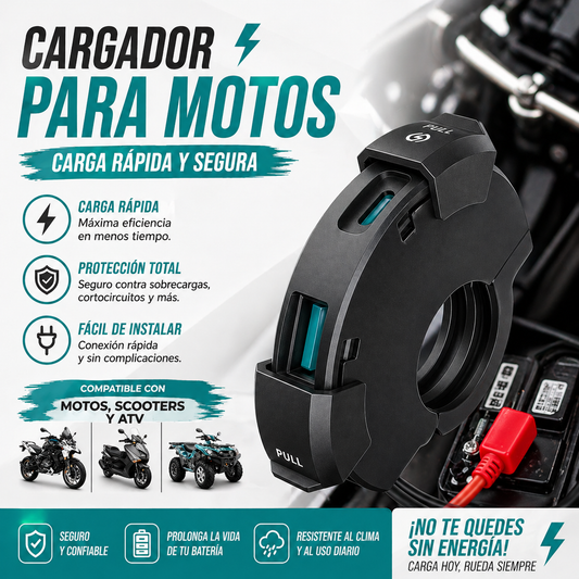 CARGADOR USB PARA MOTO